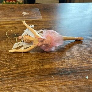 Vintage dancing ballerina ornament